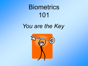 I. Biometrics - Personal.kent.edu