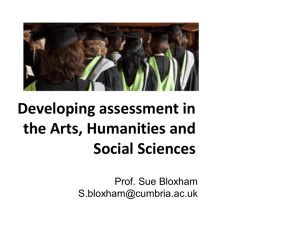 Developing Assessment for 21st Century for Higher Education