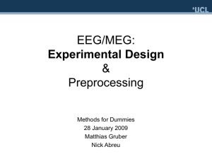 EEG/MEG design