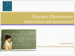 Educator Effectiveness (SB 191) Presentation powerpoint