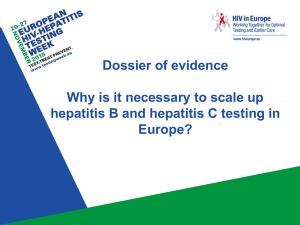 ECDC technical report: Hepatitis B and C Surveillance in Europe