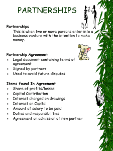 partnerships - Accounting2012