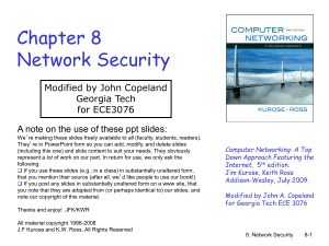Chapter8-Security - Communications Systems Center