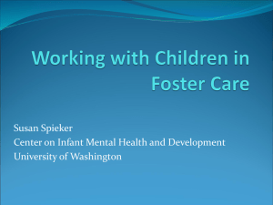 Working with Children in Foster Care