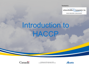 HACCP presentation