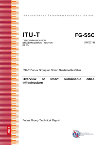 Overview of smart sustainable cities infrastructure