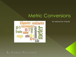 Metrics Made Easy Tutorial - IDT 7062 Intro Computer based