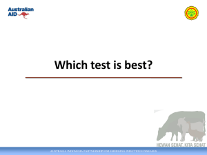 Which test is best?