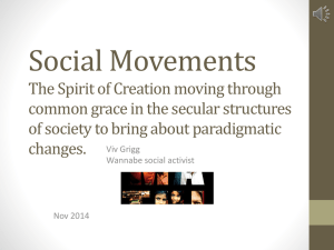 Social Movements - Urban Leadership Foundation