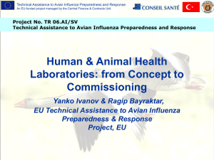 Human & Animal Health Laboratories: from Concept to Commissioning