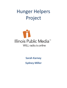 Hunger Helpers - Convergence Journalism