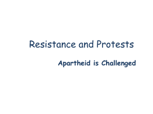 2012 Apartheid and South Africa