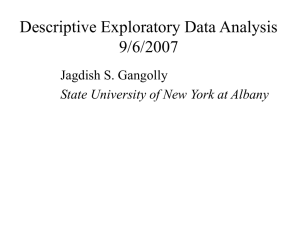 Descriptive Exploratory Data Analysis II