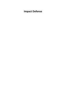 Impact Defense - University of Michigan Debate Camp Wiki