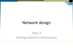 Existing network infrastructure