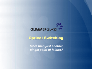Optical Switching - Global Peering Forum