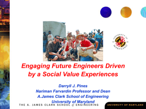 Engaging Future Engineers Driven by a Social Value Experiences