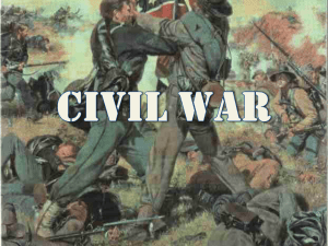 Civil War outline