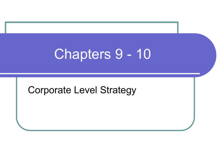 Five Business Level Strategies Discussed In Chapter 4