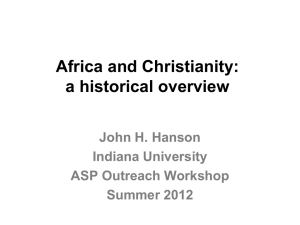 Africa and Christianity