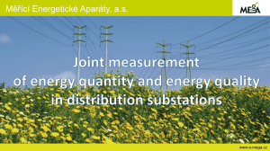 Measurement of energy quantity and quality