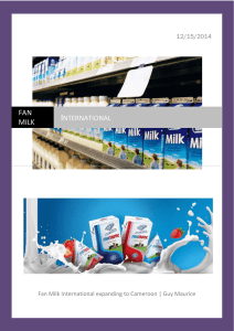 How can Fan Milk International penetrate the Cameroonian market?