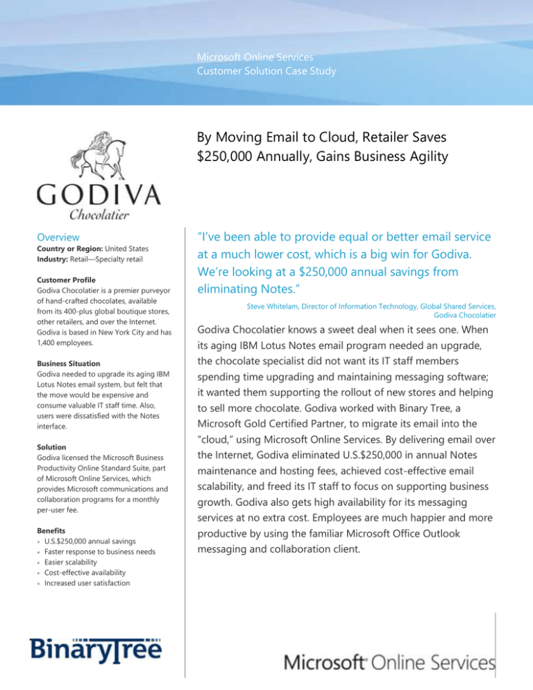 godiva.com case study