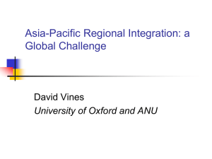 a Global Challenge by David Vines [PPT 235.00KB]