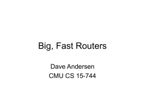 Big, Fast Routers