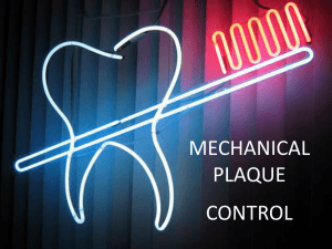 mechanical plaque control