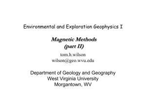 Magnetic Methods (part II)