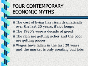 Contemporary Economic Myths