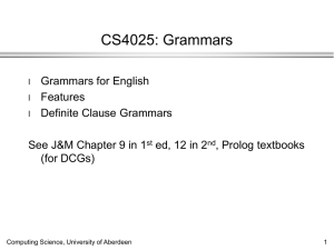 Grammars - Homepages | The University of Aberdeen