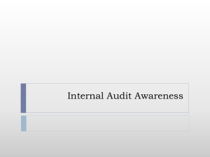 Internal Audit Awareness