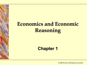 What Economics Is