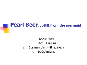 Pearl Beer…Gift from the mermaid