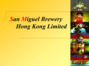 San Miguel Brewery Hong Kong Limited