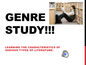 Genre Study!!!