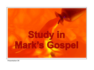 04 Mark 01v21-34 The Authority Of Jesus