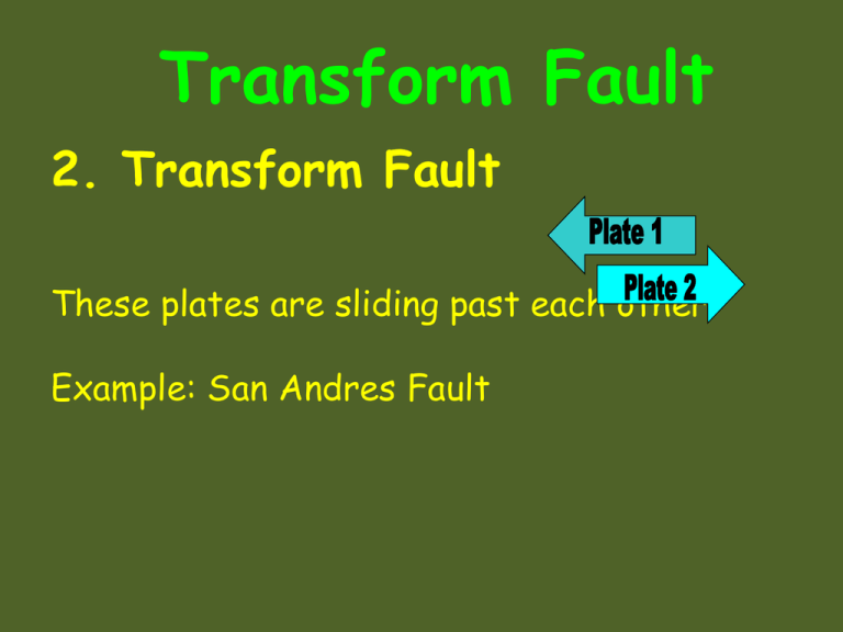 transform-fault