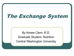 The Exchange System - Central Washington University