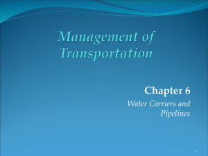 Ch.6_Management of Transportation_Water Carriers and Pipelines
