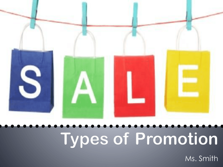 How Many Types Of Promotion