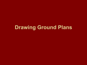 Drawing Staging on Ground Plans