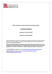 MSc Nutrition handbook 2015 (Office document