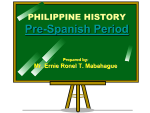 PHILIPPINE HISTORY