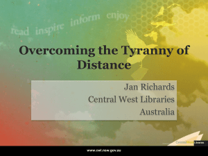 Overcoming the tyranny of distance