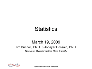 Statistics