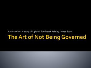 The Art of Not Being Governed - East