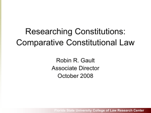 Researching Comparative Constitutional Law